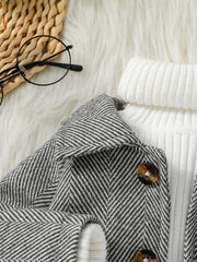 Baby Boys Plush Warm Jacket