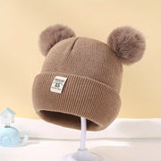 Stylish Baby Knitted Pom-Pom Beanie