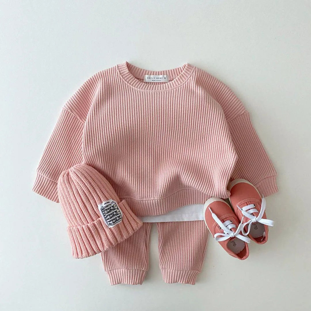 Baby Clothing Sets for Spring & Autumn Loose Tracksuit Pullovers