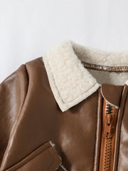 Baby Fashion Zipper Warm Coat
