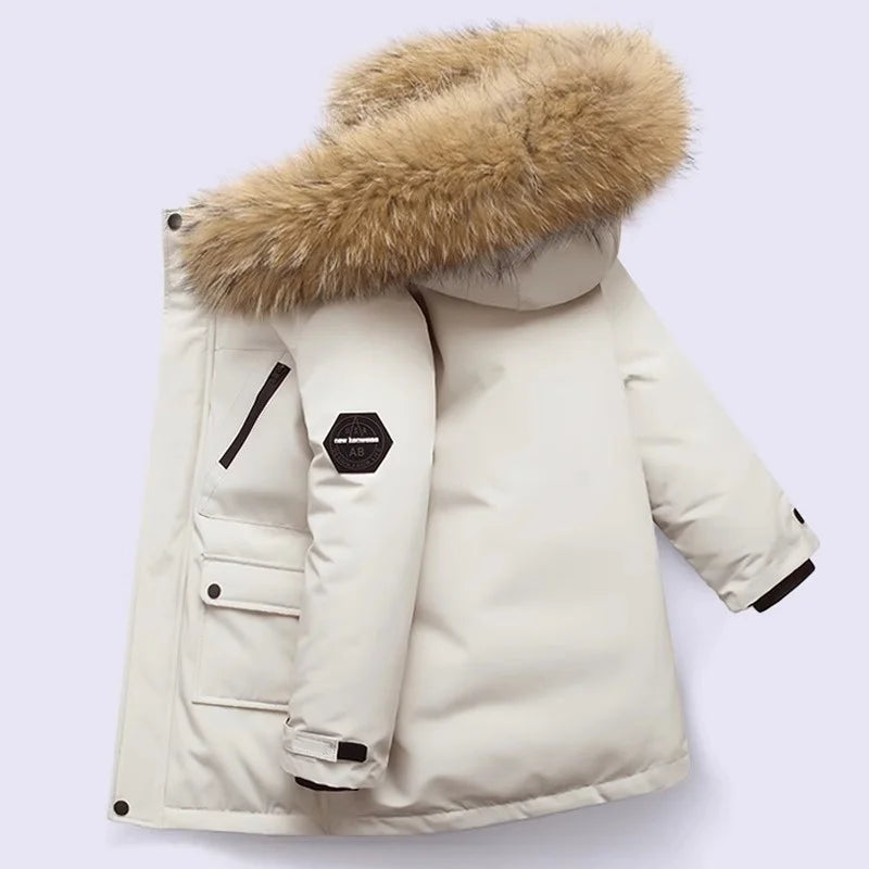 Thick, Warm & Fur Hooded Coat
