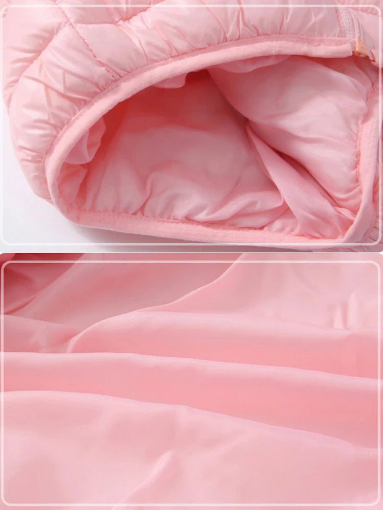 Cute Kids' Hooded Down Jacket