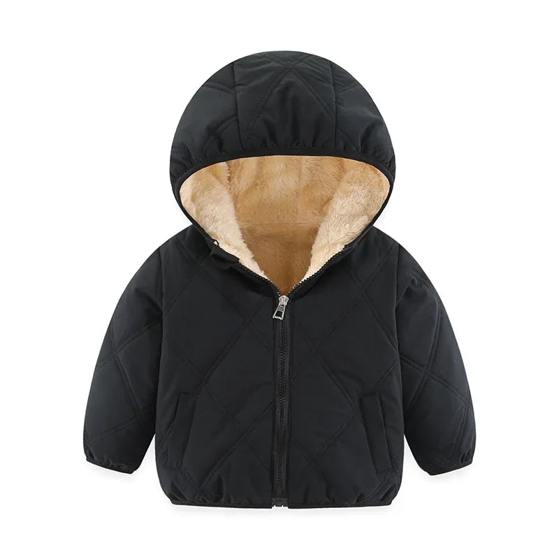 Kids Winter Hooded Jacket