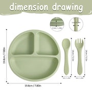 Fun Bites 3pc Suction Dining Set