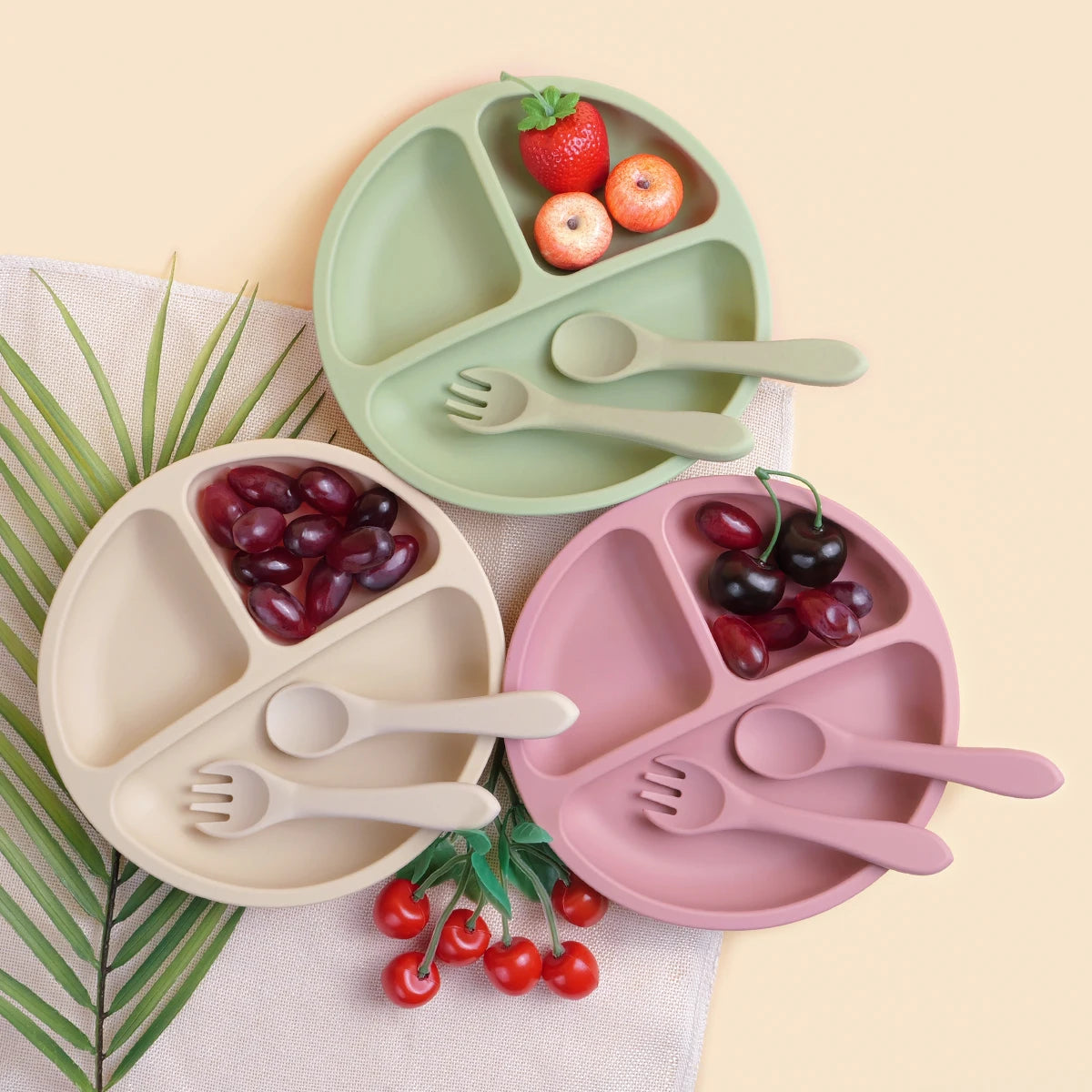Fun Bites 3pc Suction Dining Set