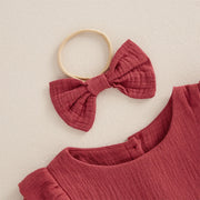 Girls' Winter Knit Sweater Dress Set
