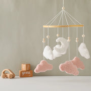 Wooden Crib Mobile Baby Bed Bell Rattle Toy