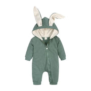 Hooded Long-Sleeve Jumpsuit