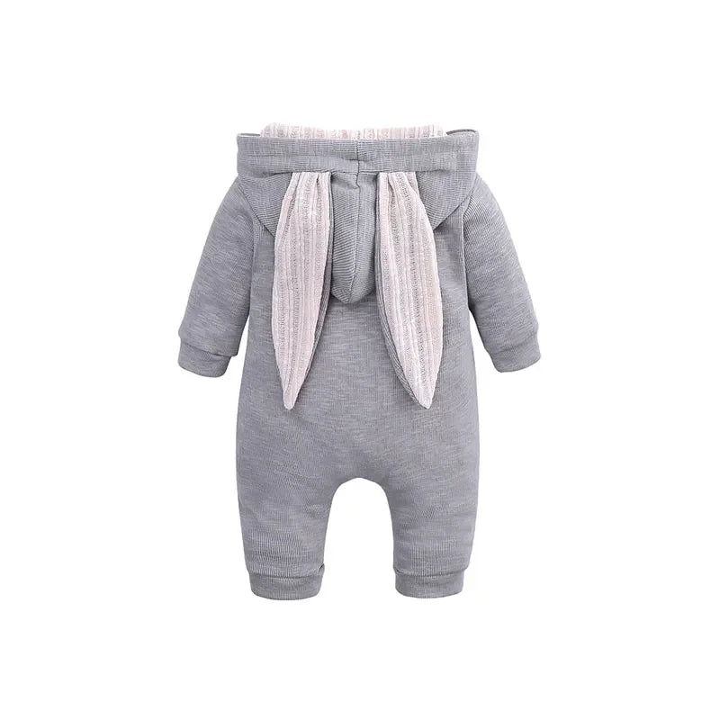Hooded Long-Sleeve Jumpsuit