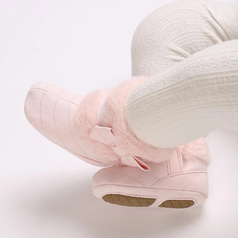 Cute Bowknot Boots for Baby Girls