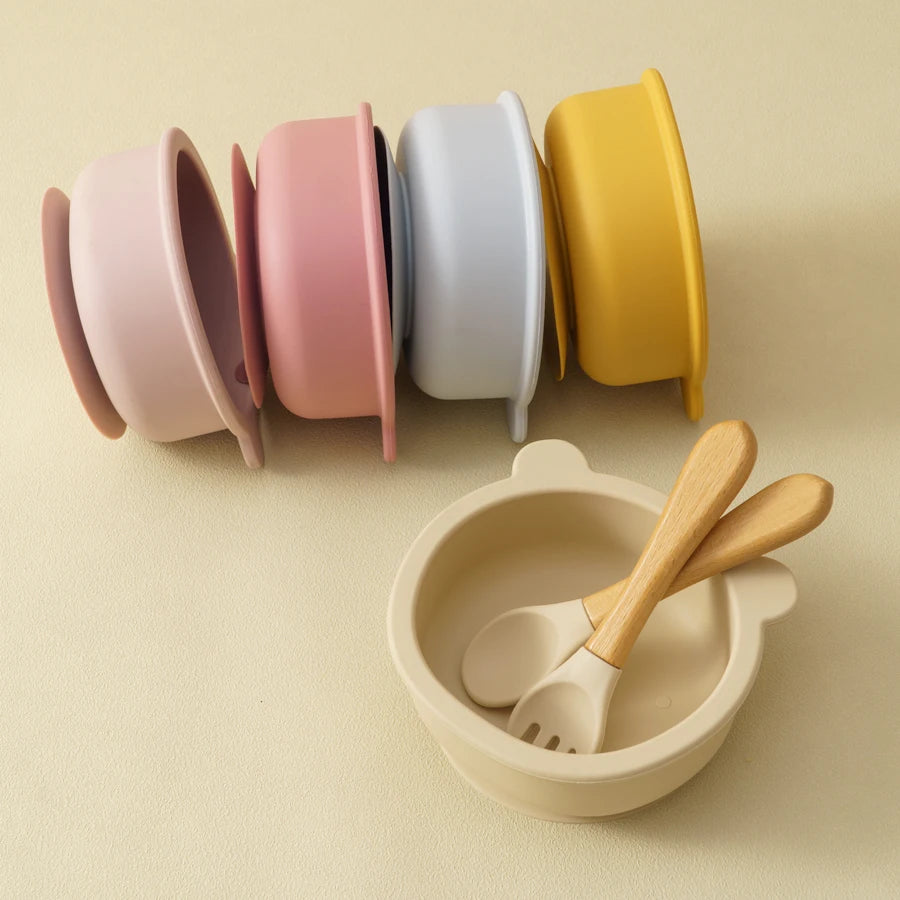 Tiny Tails 3pc Silicone Feeding Set