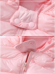 Cute Kids' Hooded Down Jacket