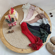 Baby Girls  Big Bow Christmas Socks