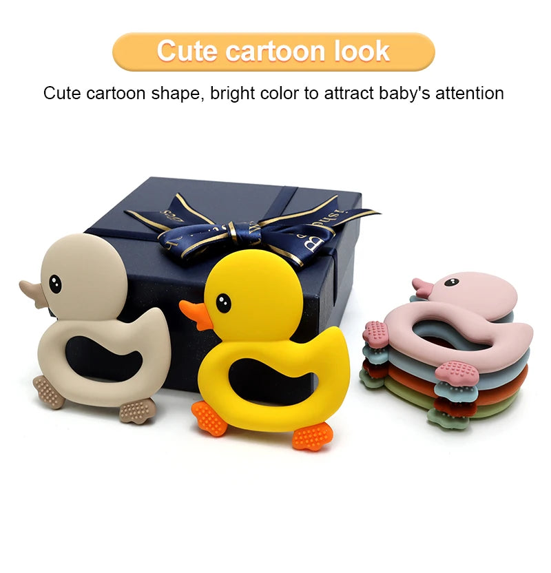 Duckie Clip Teether & Pacifier Holder