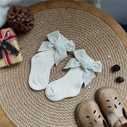 Baby Girls  Big Bow Christmas Socks