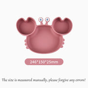 Crabby Meal Silicone Suction Plate
