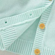 Sweet Long-Sleeve Baby Cardigan for Newborns