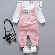 Girls' Trousers & Long Sleeve Top Set