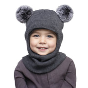 Pompom Baby Winter Hat & Scarf