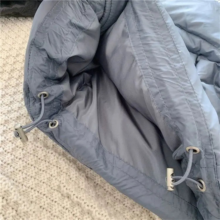 Winter Patchwork Hooded Jacket