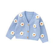 Sweet Long-Sleeve Baby Cardigan for Newborns