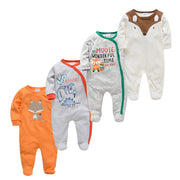 Baby Boy Rompers Newborn Cotton Long Sleeve O-neck 0-12M Onesie Clothing