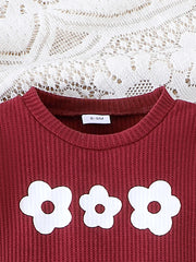 Baby Girls' Printed Top & Pants Set