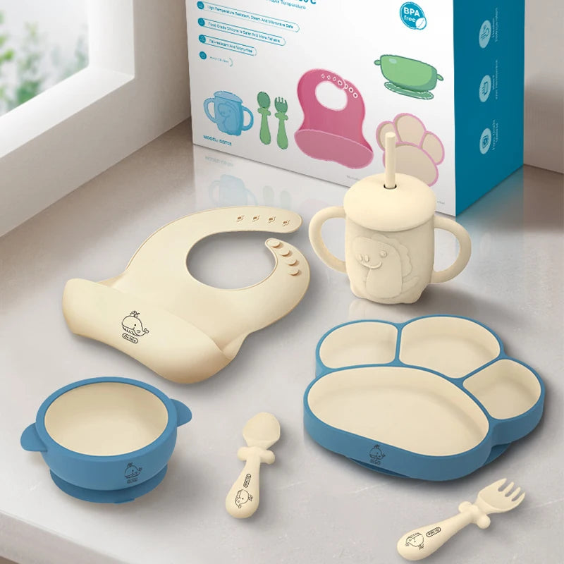 Dr.Isla 6pc Silicone Mealtime Set