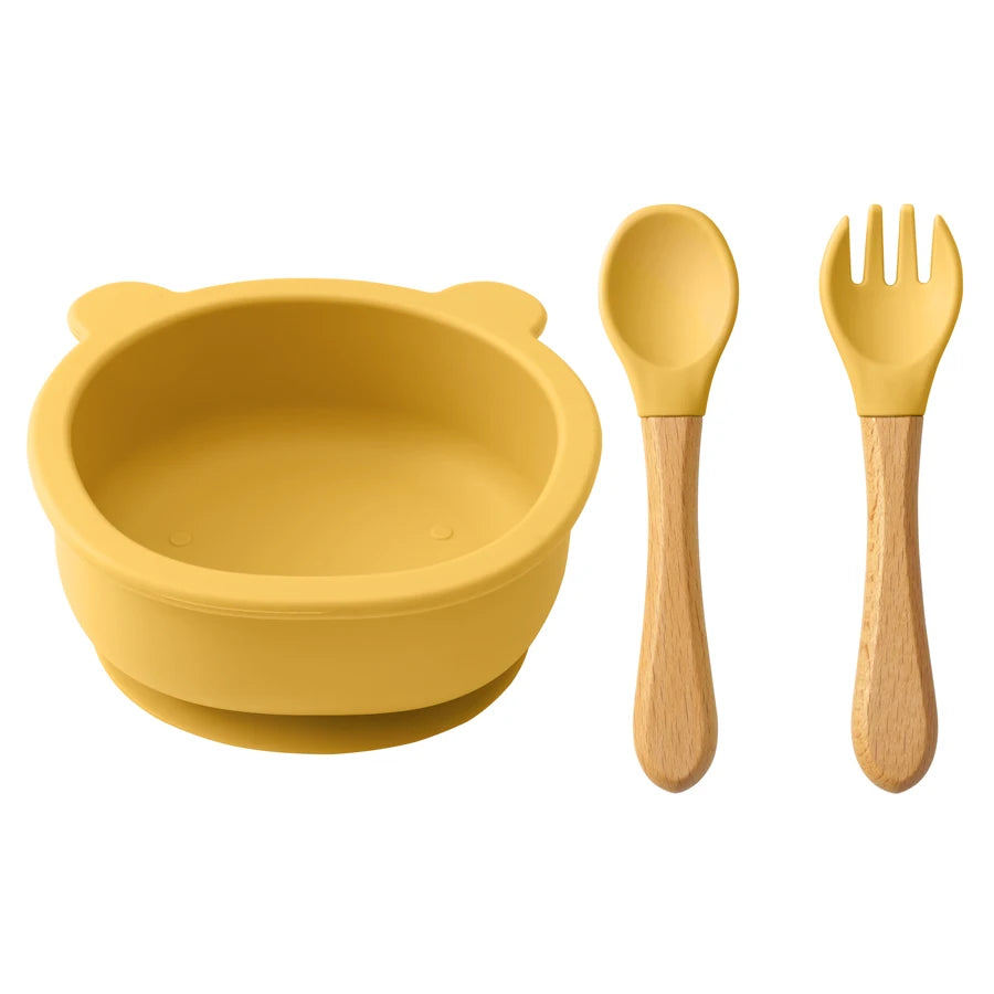 Tiny Tails 3pc Silicone Feeding Set