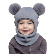 Pompom Baby Winter Hat & Scarf
