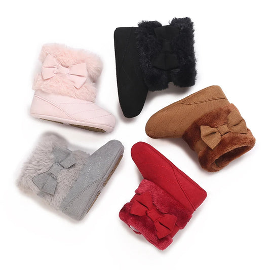 Cute Bowknot Boots for Baby Girls
