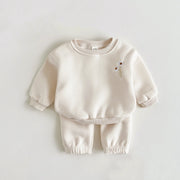 Baby Fleece Sweatshirt & Jogger Set