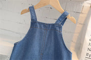 Baby Girls' Cute Top & Denim Pants Set