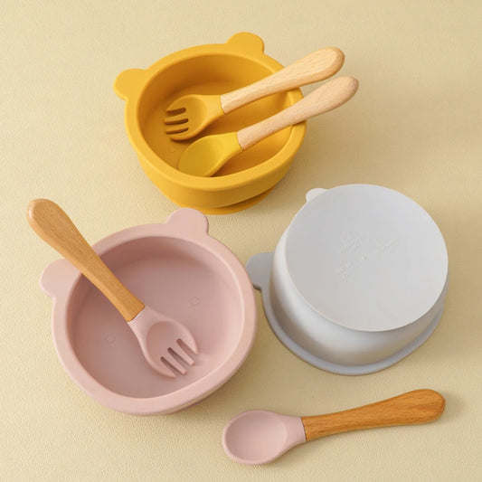 Tiny Tails 3pc Silicone Feeding Set