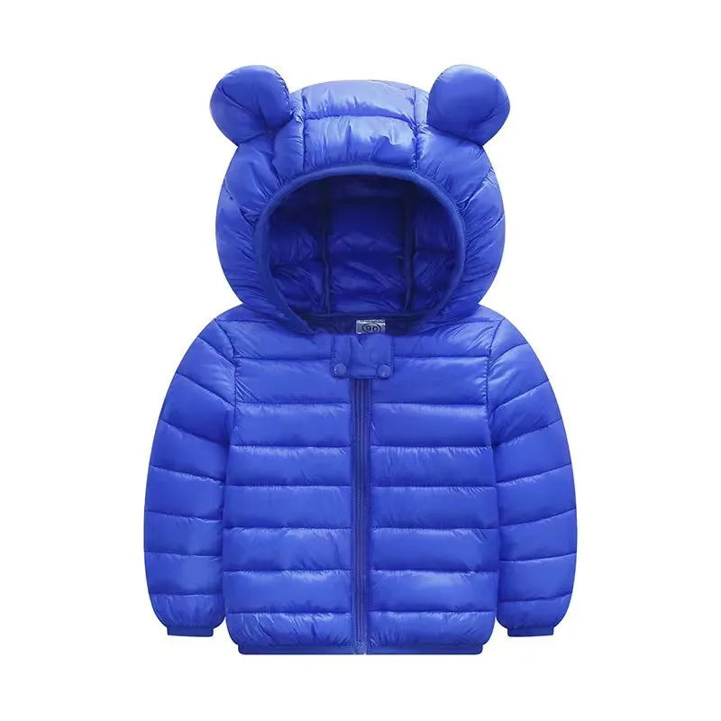 Cute Kids' Hooded Down Jacket