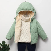 Lamb Wool & Velvet Thick Coat for Kids