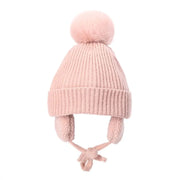 Winter Baby Pompom Beanie Hat
