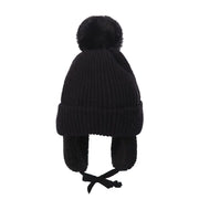 Winter Baby Pompom Beanie Hat