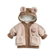 Infant Baby Hooded Cotton Jacket