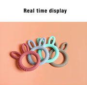 Happy Bunny Silicone Teether
