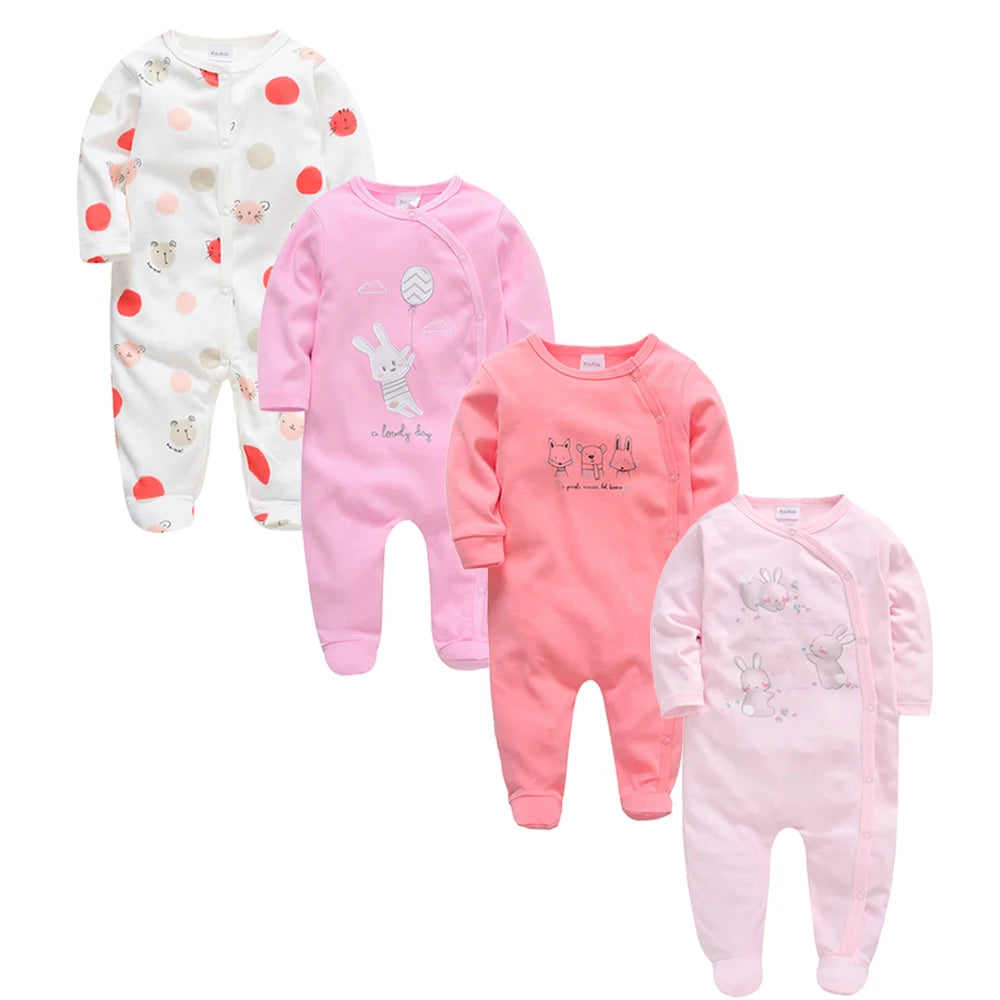 Baby Boy Rompers Newborn Cotton Long Sleeve O-neck 0-12M Onesie Clothing