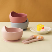 Sili Stay Suction Feeding Bowl Set
