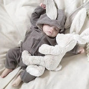 Hooded Long-Sleeve Jumpsuit