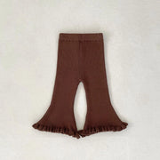 Toddler Girls' Knitted Flare Pants