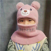Cute Bear Winter Hat & Neck Warmer