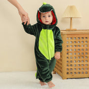 Baby Winter Hooded Romper Pajamas