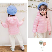 Cute Kids' Hooded Down Jacket