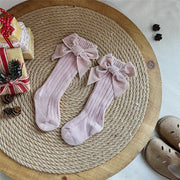 Baby Girls  Big Bow Christmas Socks
