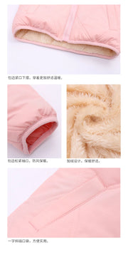 Lamb Wool & Velvet Thick Coat for Kids