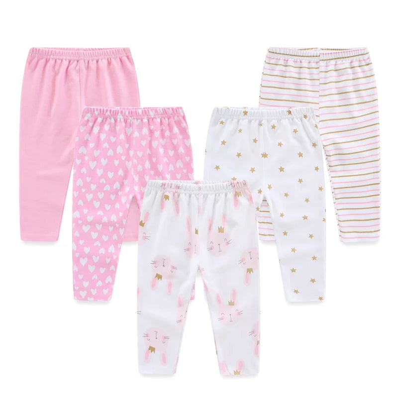 5-Pack Baby Cotton Leggings
